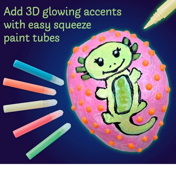 Glow In The Dark Rock Painting Kit - Picture 8 of 11
